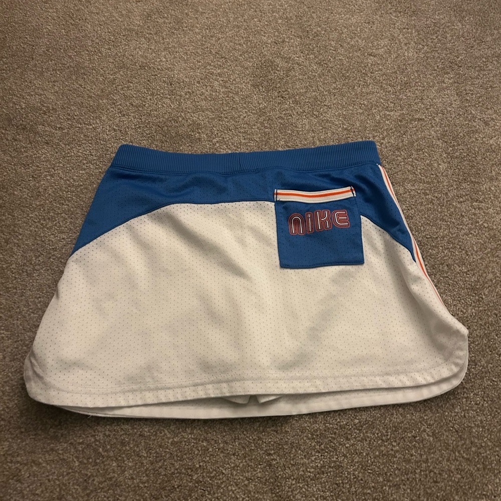 Nike Blue and White Skirt